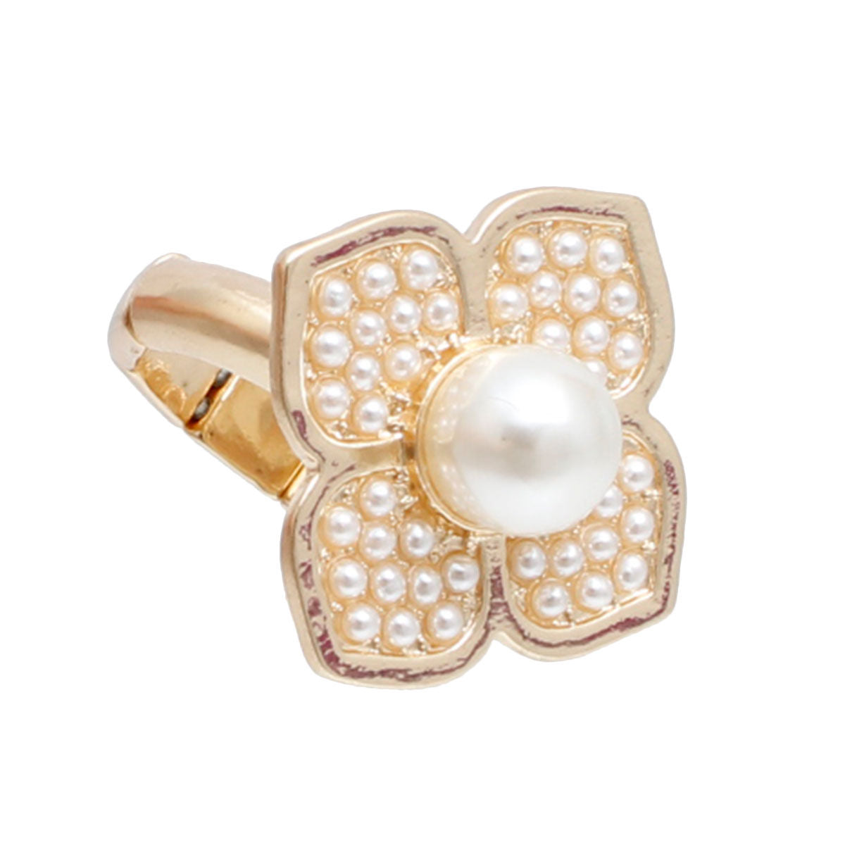 Pearl Bloom: Flower Ring