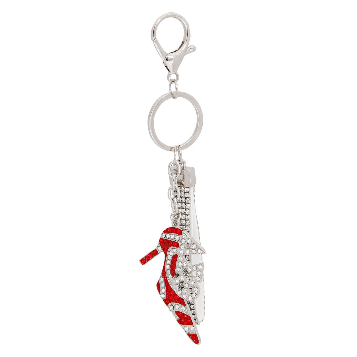 Keychain DST Sorority Red Heel Charm for Women