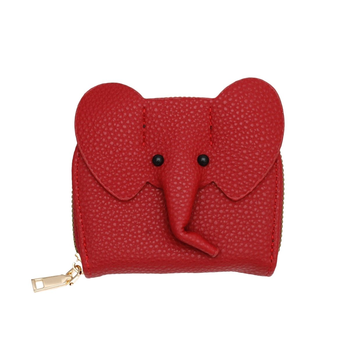 Wallet Red Elephant Zipper Accordion For Women DST
