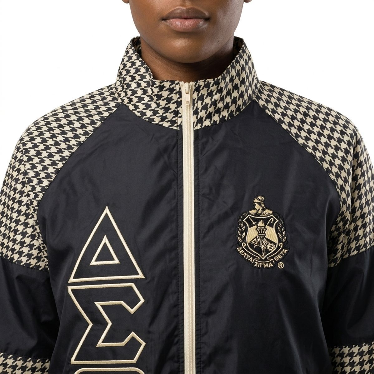 DST Greek Apparel 3XL Black Windbreaker Jacket