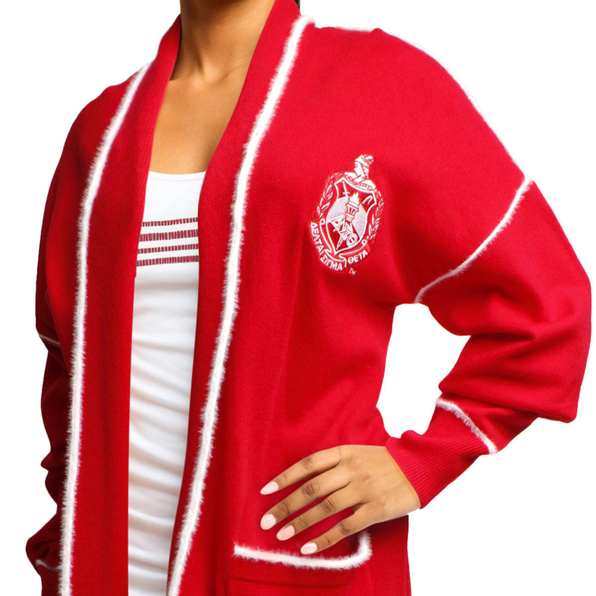 DST Sorority Small Long Duster Cardigan for Women