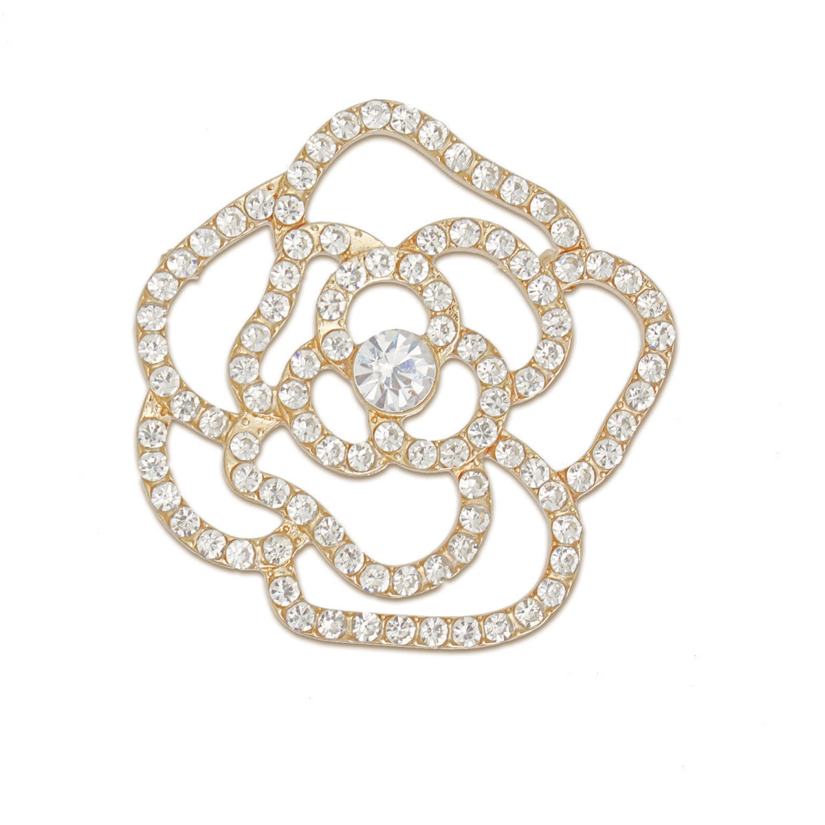 Camellia Flower Couture Brooch: Where Elegance Blossoms